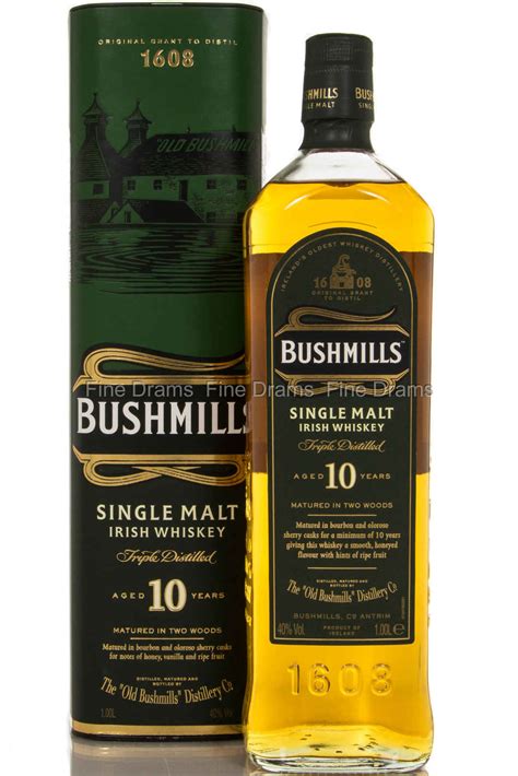 Bushmills 10 Year 1 Liter Old Irish Single Malt Whiskey
