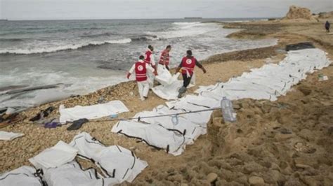Dozens Of Migrants Drown Off Libya Bbc News
