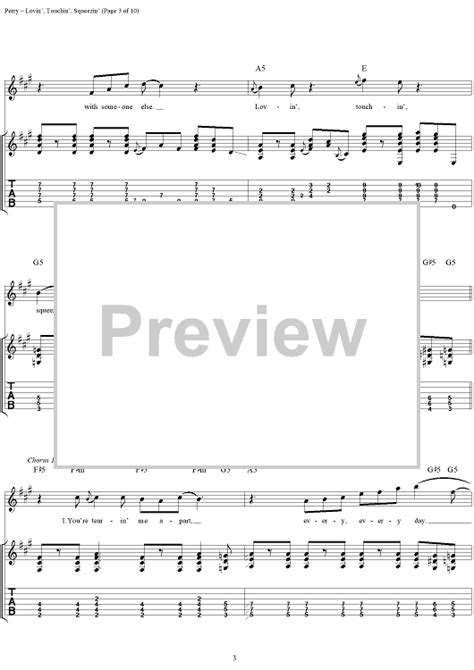 Lovin Touchin Squeezin Sheet Music By Journey For Guitar Tab Vocal Sheet Music Now