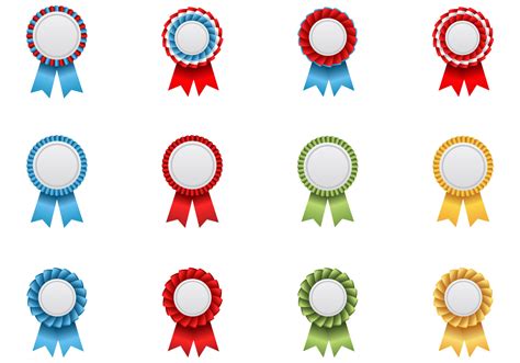 Award Ribbon Vector Pack Download Free Vector Art Stock Graphics