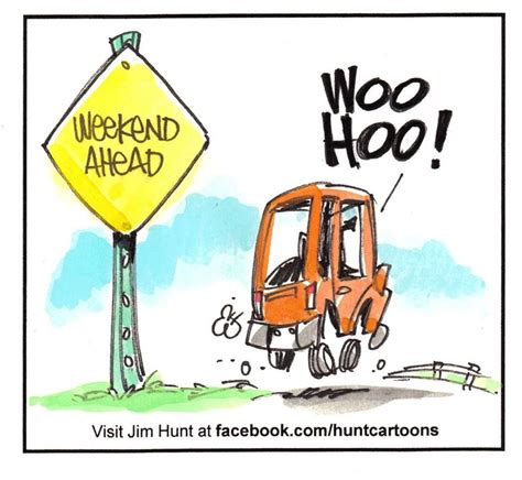 Weekend Ahead Let The Weekend Begin Funny Cartoon Drawings Weekend
