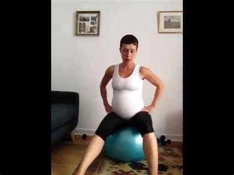 My Pregnancy Fitness Diaries: the 'birthing ball' - YouTube
