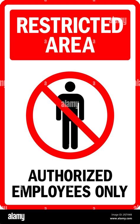 No Unauthorized Persons Stock Vector Images Alamy