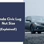 2017 Honda Civic Lug Nut Torque