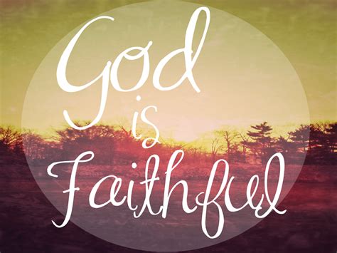 God is Faithful - Wisdom Assembly Family Church