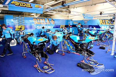 Rizla Suzuki Motogp Pit Area At British Gp