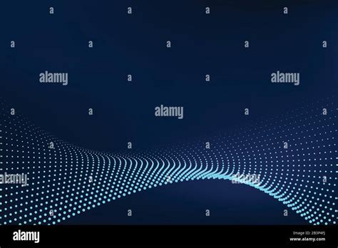 Abstract Particle Blue Template Design Artwork Background Decorate For