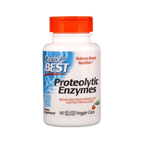 Doctors Best Proteolytic Enzymes 90 Delayed Release Veggie Caps By