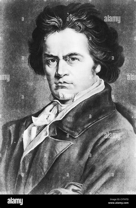 Ludwig Von Beethoven Deutscher Komponist Stockfotografie Alamy
