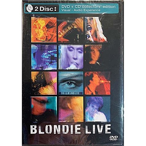 Dvd Blondie Live Dvd Cd Collectors Edition Musiikki Dvd