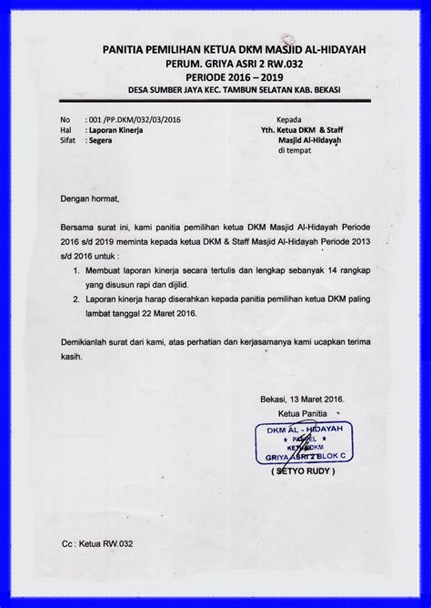 Dasar hukum pemilihan ketua rt. Contoh Surat Berita Acara Serah Terima Jabatan Ketua Rt - Dapatkan Contoh