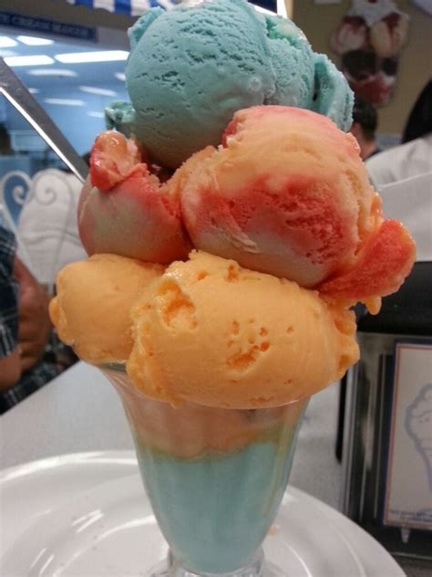 Maybe you would like to learn more about one of these? Bubble gum, rainbow sherbet, & orange sherbet ice cream ...