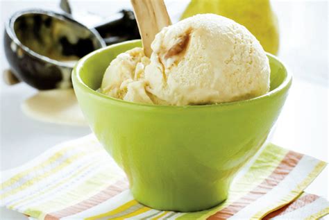 Treat Of The Week Spiced Pear Ice Cream With Salted Caramel Swirl