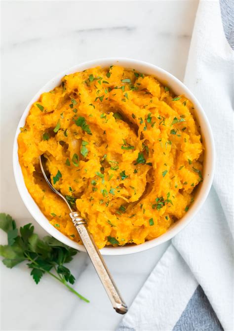 Mashed Butternut Squash Recipe Easy Healthy WellPlated Com