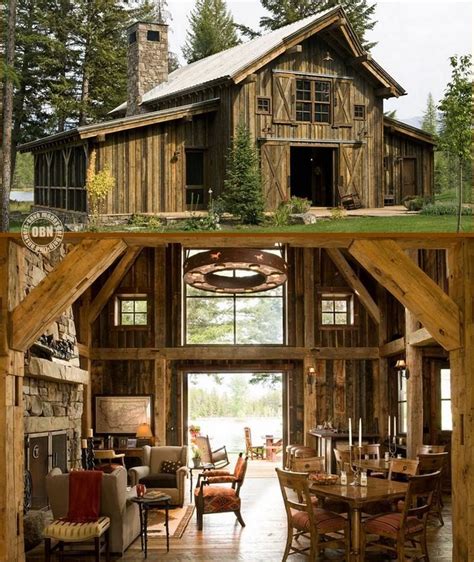731 free images of old barn. Montana Mountain Retreat | Pole barn homes, Barn house ...