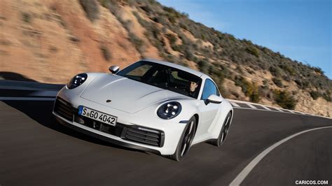 2020 Porsche 911 4s Color Carrara White Metallic Front Caricos