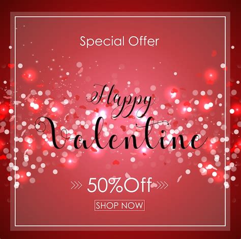 Premium Vector Valentines Day Special Offer