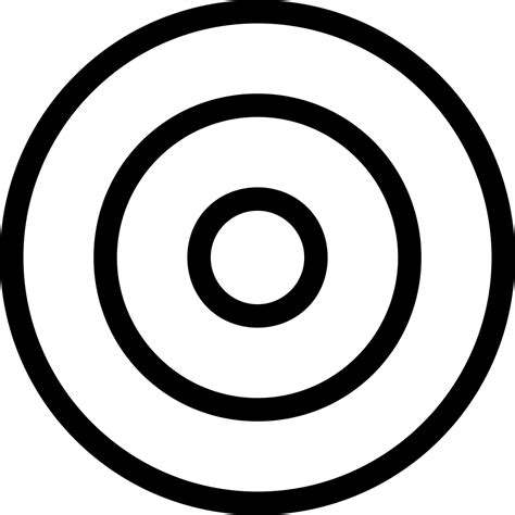 Target Concentric Circles Symbol Svg Png Icon Free Download 22876