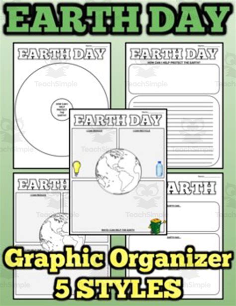 Earth Day Graphic Organizer By Teach Simple