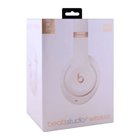 Order Beats Studio 3 Wireless Noise Canceling Headphones Porcelain
