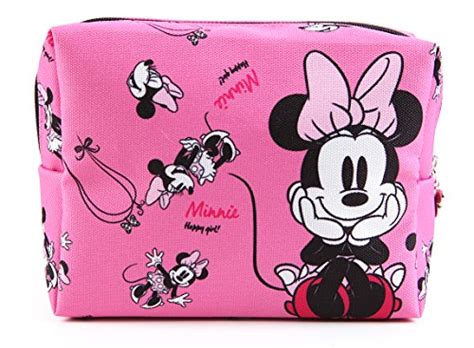Disney Travel Cosmetic Pouch Bag Storage Zippered Canvas Tote Makeup