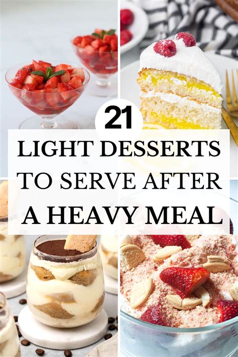 21 Light Desserts After A Heavy Meal Super Easy Recipes