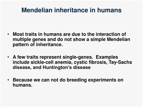 Ppt Mendelian Inheritance In Humans Powerpoint Presentation Free