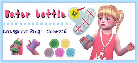 Toddler Water Bottle At A Luckyday Sims 4 Updates