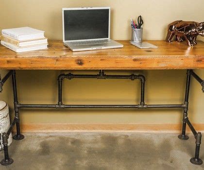 13 diy copper pipe computer desk. Reclaimed Pipe Desk. See more industrial pipe desks at ...