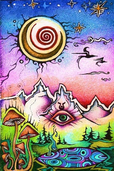 Pin By Thehippievegabond On Graphics In 2020 Psychedelic Drawings