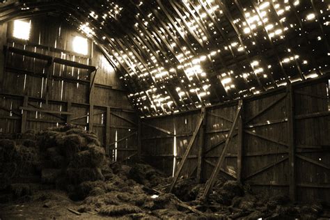 Old Hay Barn Interior Photograph By Glenn Dutcher