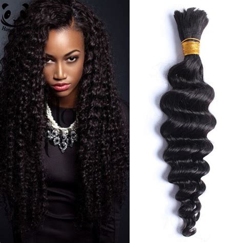 8a brazilian deep wave virgin hair 1 pcs bulk hair for braiding loose deep curly human braiding