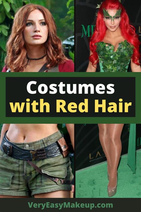 10 Costumes With Red Hair For Halloween Or Cosplay Red Hair Halloween