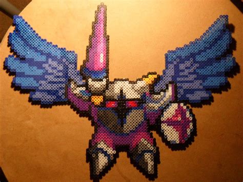 Kirby Ssu Galacta Knight By Mecharichter On Deviantart Perler Beads