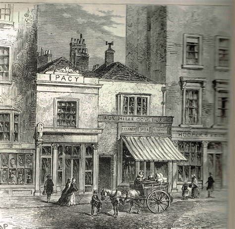 Old Houses In Holborn As They Looked In The 1880s London Drawing