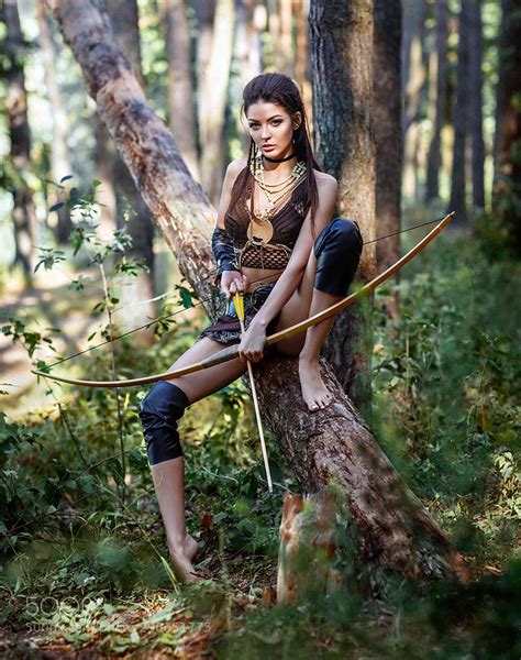Amazon By Irinadzhul Fantasy Girl Warrior Woman Archery Girl