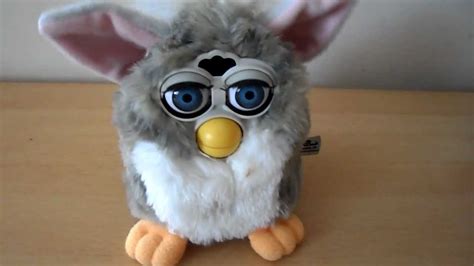My Favourite Cute Toy Furby Grey And Pink Speaking Toy Pet Youtube