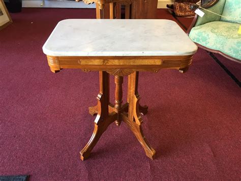 Antique Marble Top Table ⋆ Bohemians