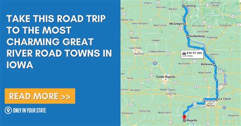Visit These Six Towns While Driving Iowas Great River Road