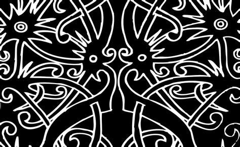 Sketsa Motif Batik Kalimantan Timur Motif Batik Dayak Kaltim