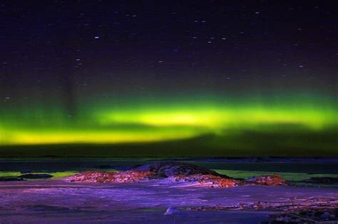 Aurora Australis Lights Up The Night Sky Antarctica Polarlichter