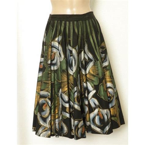 Maybe you would like to learn more about one of these? Hand Painted Circle Skirt (€78) liked on Polyvore ...