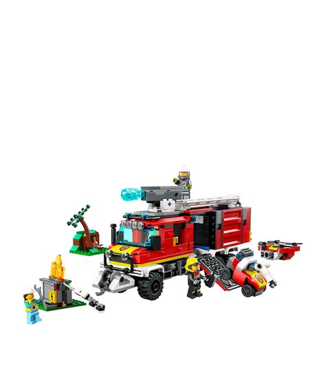 Lego City Fire Command Unit Truck Toy 60374 Harrods Uk