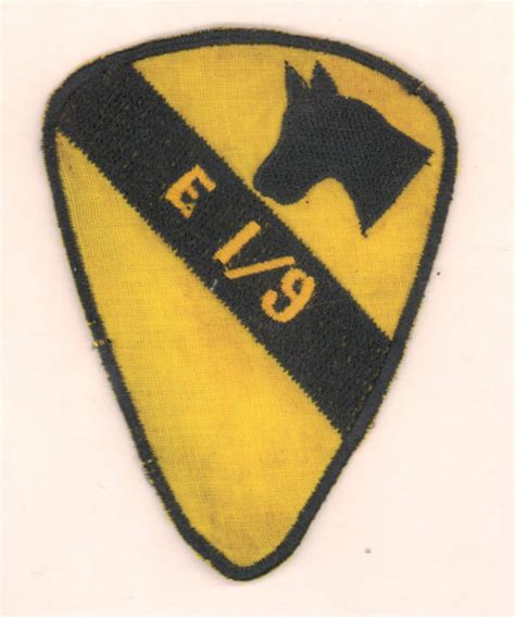 1st Cav Cavalry Co E 19 Cav Army Patch Insignia Ebay