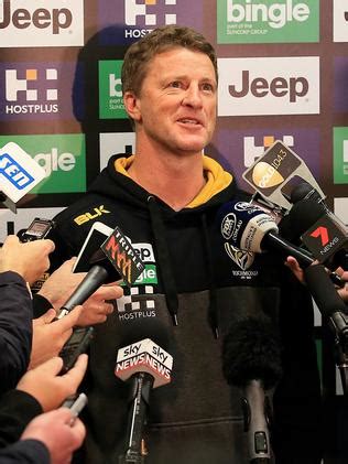 The remains had been confirmed days before with. Damien Hardwick Kane Cornes feud: Richmond coach jokes ...