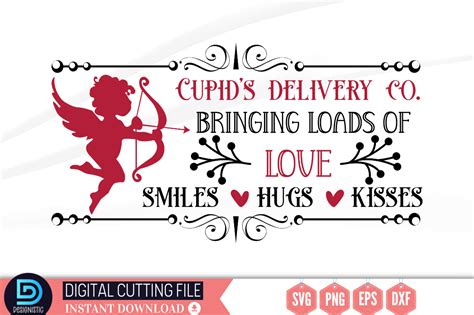 Cupid S Delivery Co Bringing Loads Of L Graphic By Design S Dark · Creative Fabrica