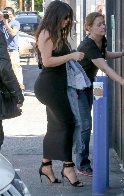 Kim Kardashian Tight Dress Booty