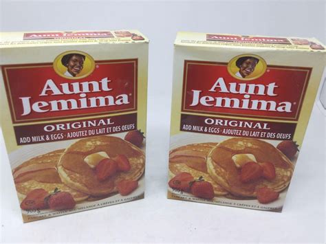 lot of aunt jemima original pancake mix 2 x 905g