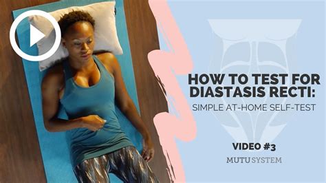 How To Test For Diastasis Recti Youtube