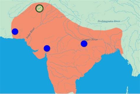 Identify The Location Of The Harappan Civilization On This Map Of The Indian Subcontinent